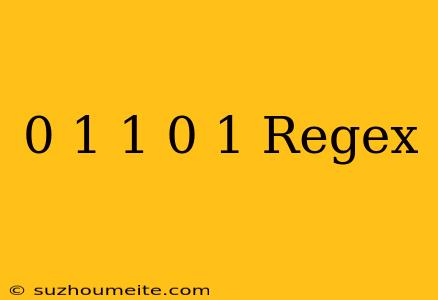 (0+1)*1(0+1)* Regex