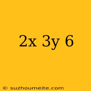 (2x-3y)^6