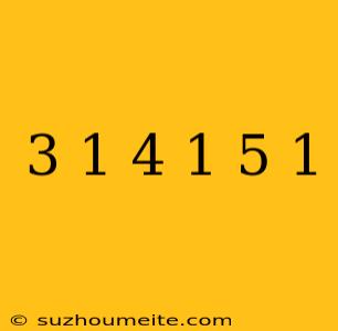 (3-1+4-1+5-1)°