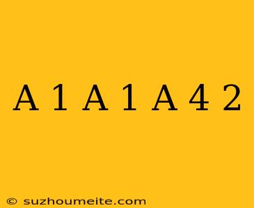 (a+1)(a-1)-(a+4)2