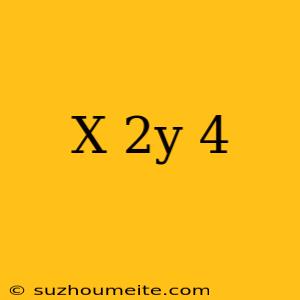 (x+2y)^4