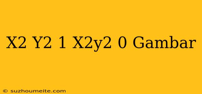 (x2+y2-1)x2y2=0 Gambar