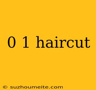 0 1 Haircut