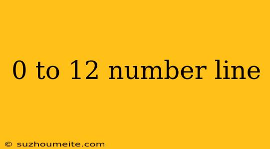 0 To 12 Number Line