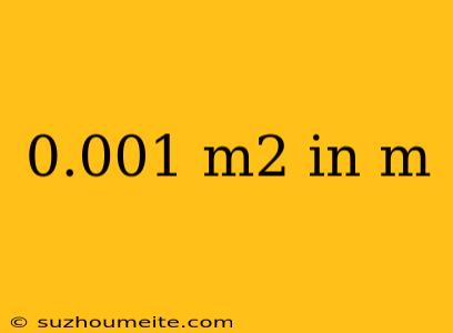 0.001 M2 In M