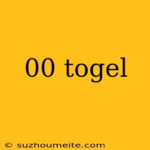 00 Togel