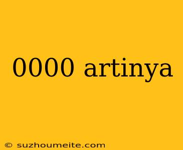 0000 Artinya