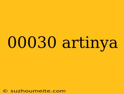 00030 Artinya