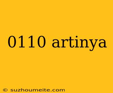 0110 Artinya