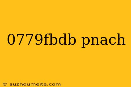 0779fbdb Pnach