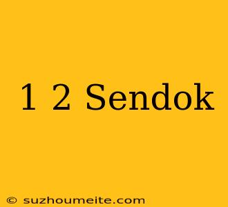 1/2 Sendok