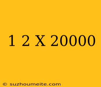 1/2 X 20000