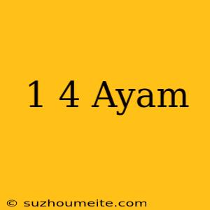 1/4 Ayam