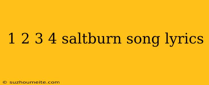 1 2 3 4 Saltburn Song Lyrics