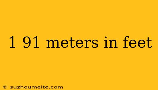 1 91 Meters In Feet