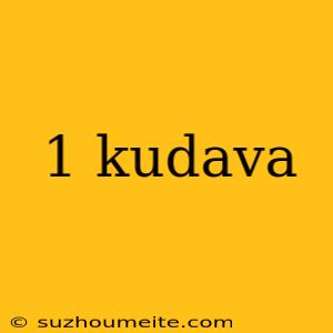 1 Kudava