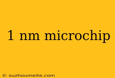 1 Nm Microchip