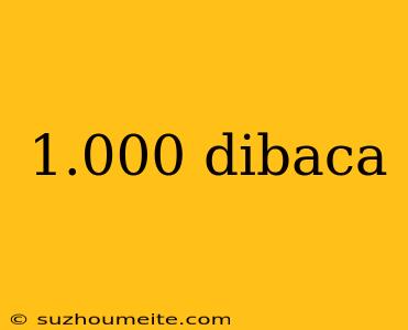 1.000 Dibaca