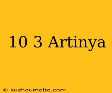 10^-3 Artinya