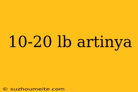 10-20 Lb Artinya