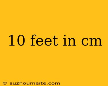 10 Feet In Cm