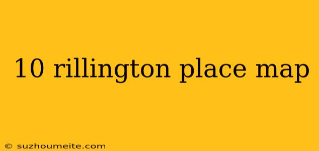 10 Rillington Place Map