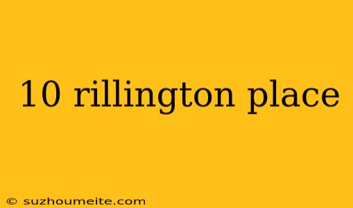 10 Rillington Place