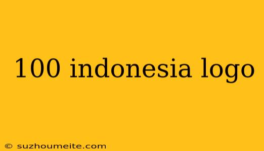 100 Indonesia Logo