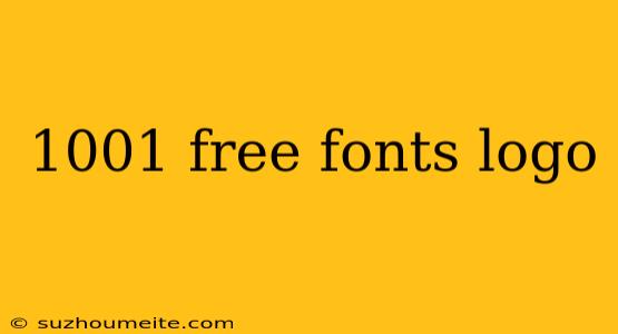 1001 Free Fonts Logo