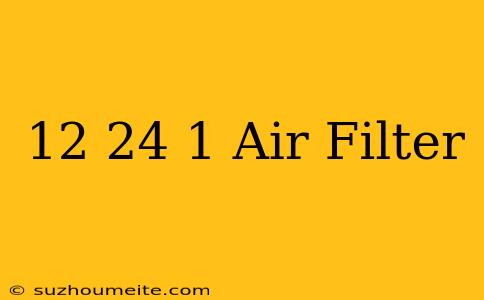 12×24×1 Air Filter