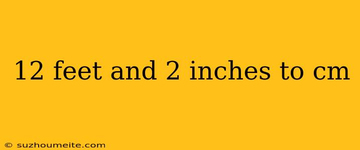 12 Feet And 2 Inches To Cm