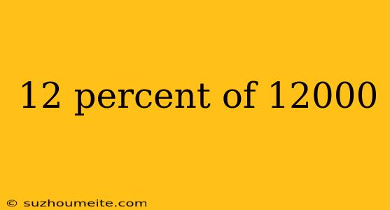 12 Percent Of 12000