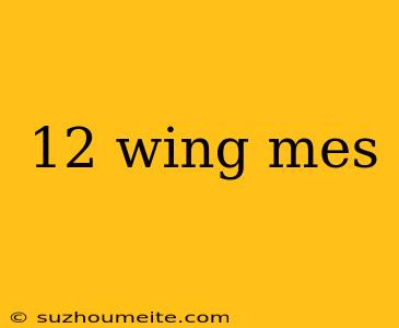 12 Wing Mes