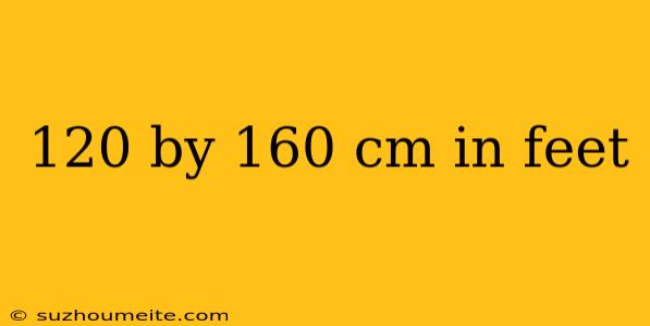 120 By 160 Cm In Feet