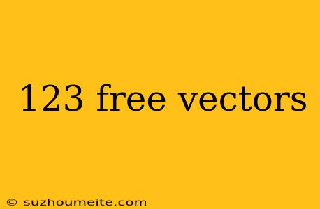 123 Free Vectors