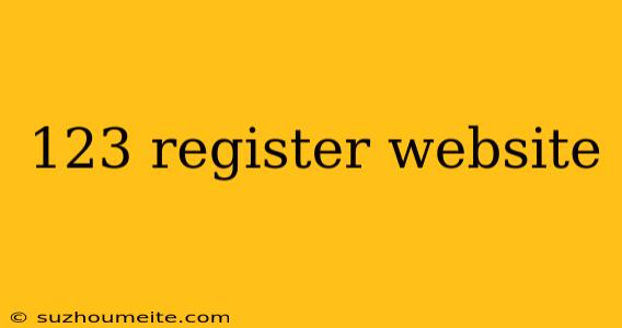 123 Register Website