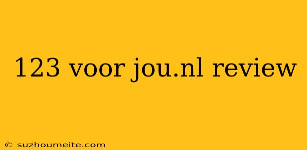 123 Voor Jou.nl Review