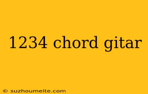 1234 Chord Gitar