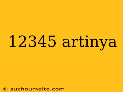 12345 Artinya