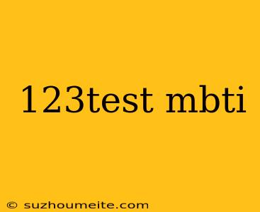 123test Mbti