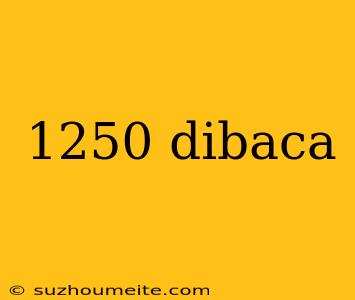 1250 Dibaca