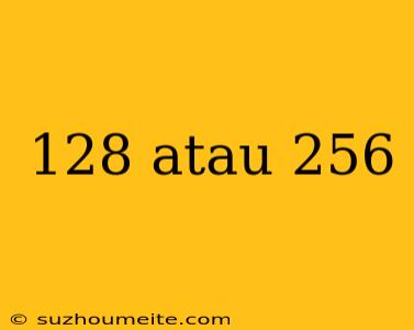 128 Atau 256