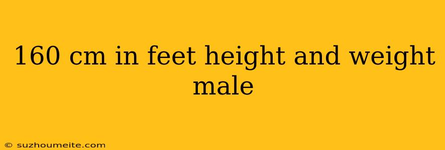 160 Cm In Feet Height And Weight Male