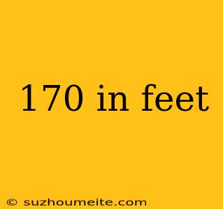 170 In Feet