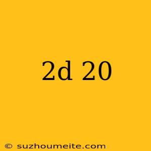 2d 20