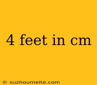 4 Feet In Cm