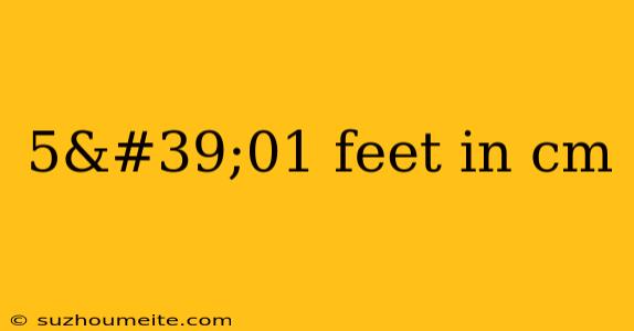 5'01 Feet In Cm