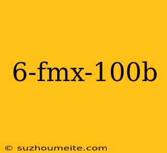 6-fmx-100b