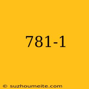 781-1