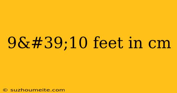 9'10 Feet In Cm